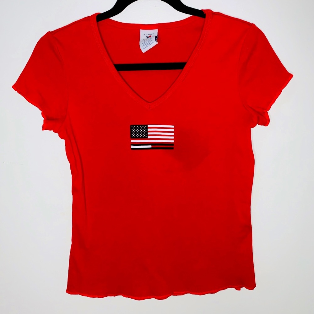 *4 for $25* Tommy Hilfiger VNTG Y2K Baby Doll Tee